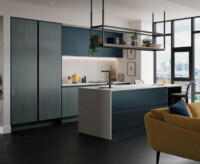 Kelso Pacific Blue and Zola Matte Marine Kitchen